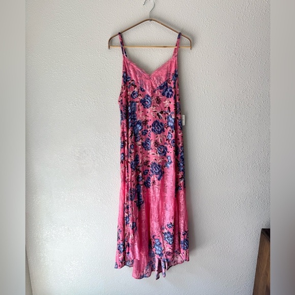 FREE PEOPLE Intimately Free People First Date Printed Maxi Slip Dress - Picture 3 of 14